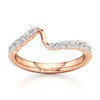Thumbnail Image 1 of J'Lure Lab-Grown Diamond Contour Wedding Band 3/8 ct tw 18K Rose Gold