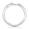 Thumbnail Image 2 of J'Lure Lab-Grown Diamond Angled Contour Wedding Band 1/6 ct tw 18K White Gold