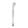 Thumbnail Image 3 of J'Lure Lab-Grown Diamond Angled Contour Wedding Band 1/6 ct tw 18K White Gold