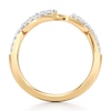 Thumbnail Image 2 of J'Lure Lab-Grown Diamond Angled Contour Wedding Band 1/4 ct tw 18K Yellow Gold
