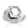 Thumbnail Image 1 of J'Lure Hexagon Portrait-Cut Lab-Created Diamond Engagement Ring 3 ct tw 18K White Gold