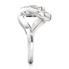 Thumbnail Image 3 of J'Lure Hexagon Portrait-Cut Lab-Created Diamond Engagement Ring 3 ct tw 18K White Gold
