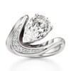 Thumbnail Image 1 of J'Lure Pear Step-Cut Lab-Grown Diamond Engagement Ring 3 ct tw 18K White Gold