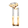 Thumbnail Image 3 of J'Lure Heart Brilliant-Cut Lab-Grown Diamond Spiral Engagement Ring 2-5/8 ct tw 18K Yellow Gold
