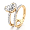 Thumbnail Image 4 of J'Lure Heart Brilliant-Cut Lab-Grown Diamond Spiral Engagement Ring 2-5/8 ct tw 18K Yellow Gold