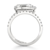 Thumbnail Image 2 of J'Lure Oval Portrait-Cut Lab-Grown Diamond Spiral Engagement Ring 2-1/2 ct tw 18K White Gold