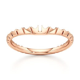 J'Lure Contour Wedding Band 18K Rose Gold