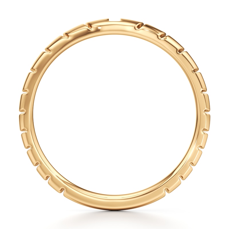 Main Image 2 of J'Lure Contour Wedding Band 18K Yellow Gold
