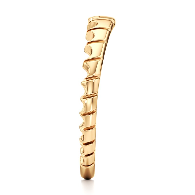 Main Image 3 of J'Lure Contour Wedding Band 18K Yellow Gold