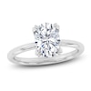 Thumbnail Image 1 of Oval-Cut Diamond Solitaire Engagement Ring 2 ct tw 14K White Gold (I2/I)