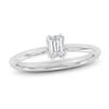 Thumbnail Image 1 of Emerald-Cut Diamond Solitaire Engagement Ring 1/2 ct tw 14K White Gold (I2/I)