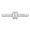 Thumbnail Image 3 of Emerald-Cut Diamond Solitaire Engagement Ring 1/2 ct tw 14K White Gold (I2/I)