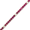 Thumbnail Image 2 of Le Vian Natural Ruby Bracelet 3/4 ct tw Diamonds 14K Honey Gold 7.25"