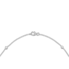 Thumbnail Image 3 of Lab-Grown Diamond Bezel-Set Station Necklace 1/2 ct tw 10K White Gold 18"