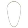 Thumbnail Image 2 of Lab-Grown Diamond Bezel-Set Tennis Necklace 6 ct tw 14K Yellow Gold 18"