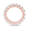 Thumbnail Image 3 of Emerald-Cut Lab-Grown Diamond Eternity Band 7-5/8 - 9-5/8 ct tw 14K Rose Gold
