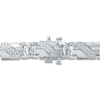 Thumbnail Image 2 of Men's Diamond Link Necklace 3/4 ct tw Sterling Silver 22"