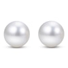 Thumbnail Image 2 of Cultured Pearl Stud Earrings 14K Yellow Gold 9-9.5mm