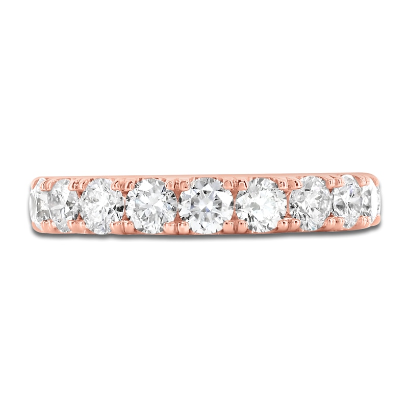 Main Image 3 of Certified Diamond Eternity Band 2-1/2 to 3-1/3 ct tw 14K Rose Gold
