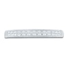 Thumbnail Image 3 of Certified Diamond Channel-Set Milgrain Anniversary Ring 1/4 ct tw 14K White Gold
