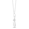 Thumbnail Image 3 of Captivate Diamond Necklace 1-1/8 ct tw 14K White Gold 18"