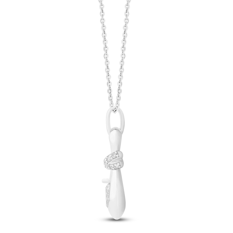 Main Image 3 of Captivate Diamond Necklace 1-1/8 ct tw 14K White Gold 18"