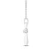 Thumbnail Image 3 of Captivate Diamond Necklace 1/2 ct tw 14K White Gold 18"