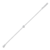 Thumbnail Image 2 of Shy Creation Diamond Heart Bracelet 1/20 ct tw 14K White Gold 7" SC55002976
