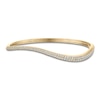 Thumbnail Image 1 of Jared Signature Diamond Organic Shape Bangle Bracelet 1 ct tw 10K Yellow Gold