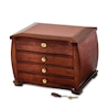 Thumbnail Image 1 of Locking 3-Drawer Wood Jewelry Box with Veneer