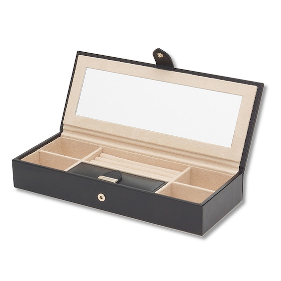 Marrakesh Jewelry Safe Deposit Box Black Leather all Jared