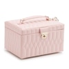 Thumbnail Image 0 of WOLF Caroline Medium Jewelry Box Rose Quartz Leather