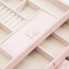Thumbnail Image 3 of WOLF Caroline Medium Jewelry Box Rose Quartz Leather