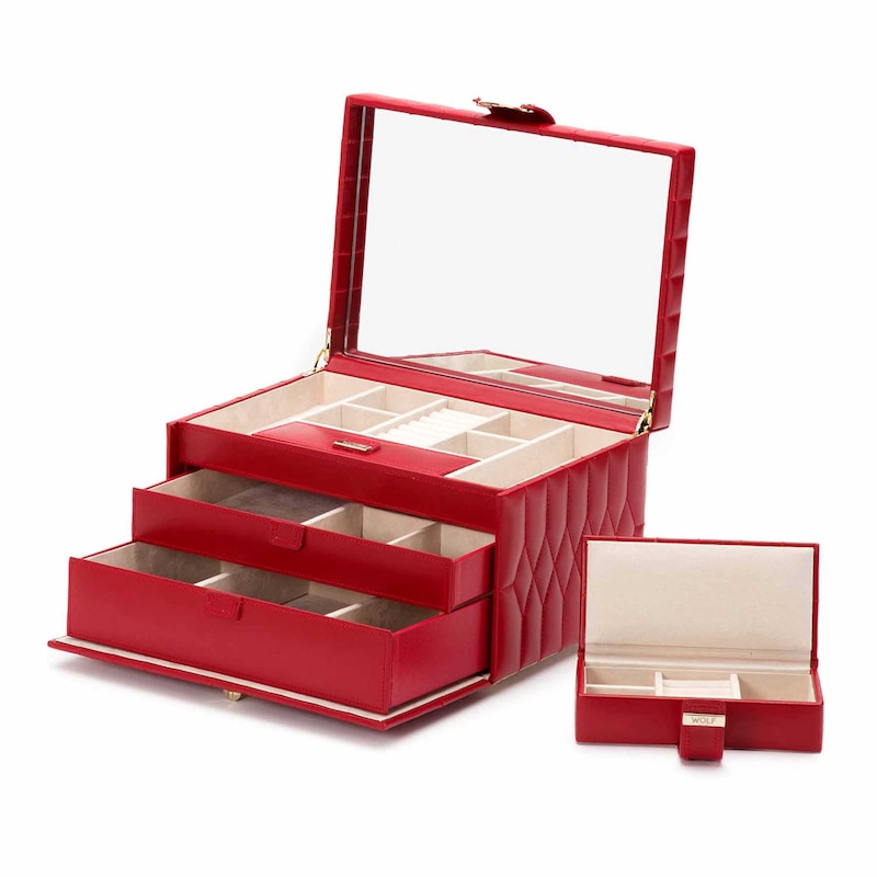 Main Image 3 of WOLF Caroline Medium Jewelry Case