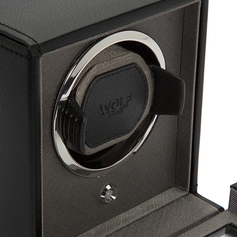 WOLF Cub Single Watch Winder with Cover