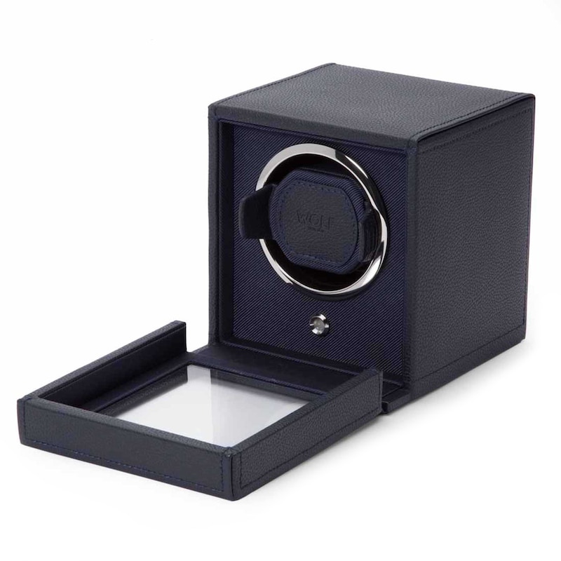 WOLF Cub Single Watch Winder with Cover