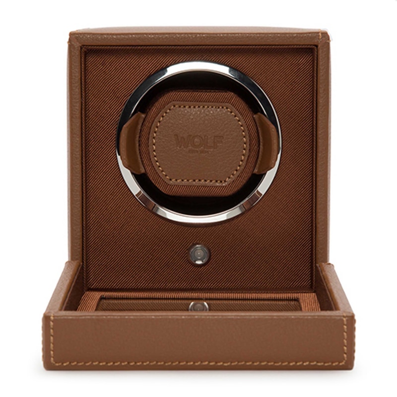 WOLF Cub Single Watch Winder with Cover