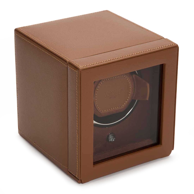 WOLF Cub Single Watch Winder with Cover