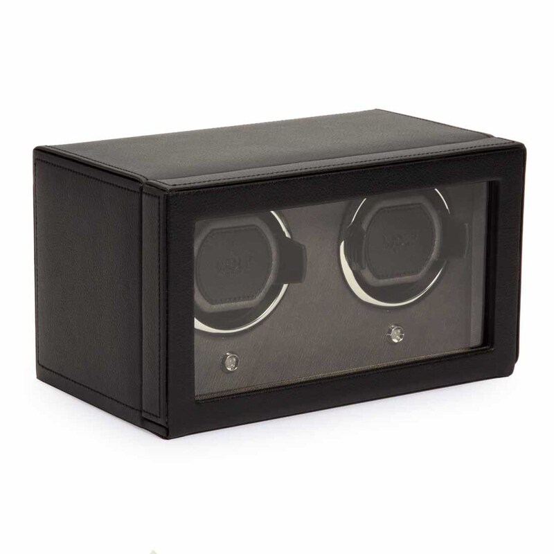 WOLF Cub Double Watch Winder with Cover