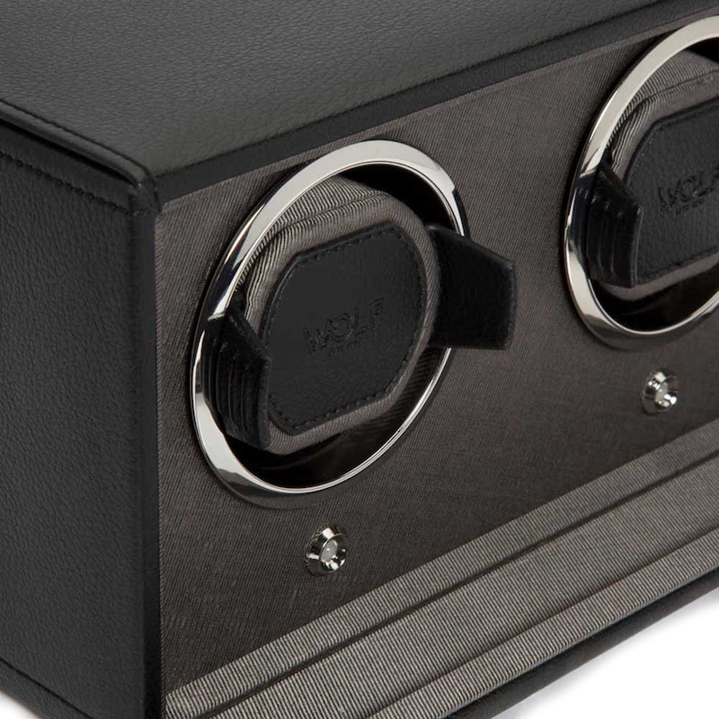 WOLF Cub Double Watch Winder with Cover