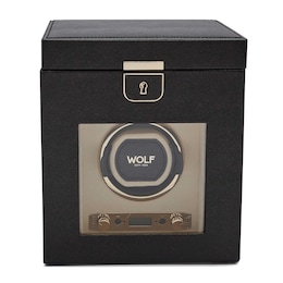 WOLF Palermo Single Watch Winder with Storage