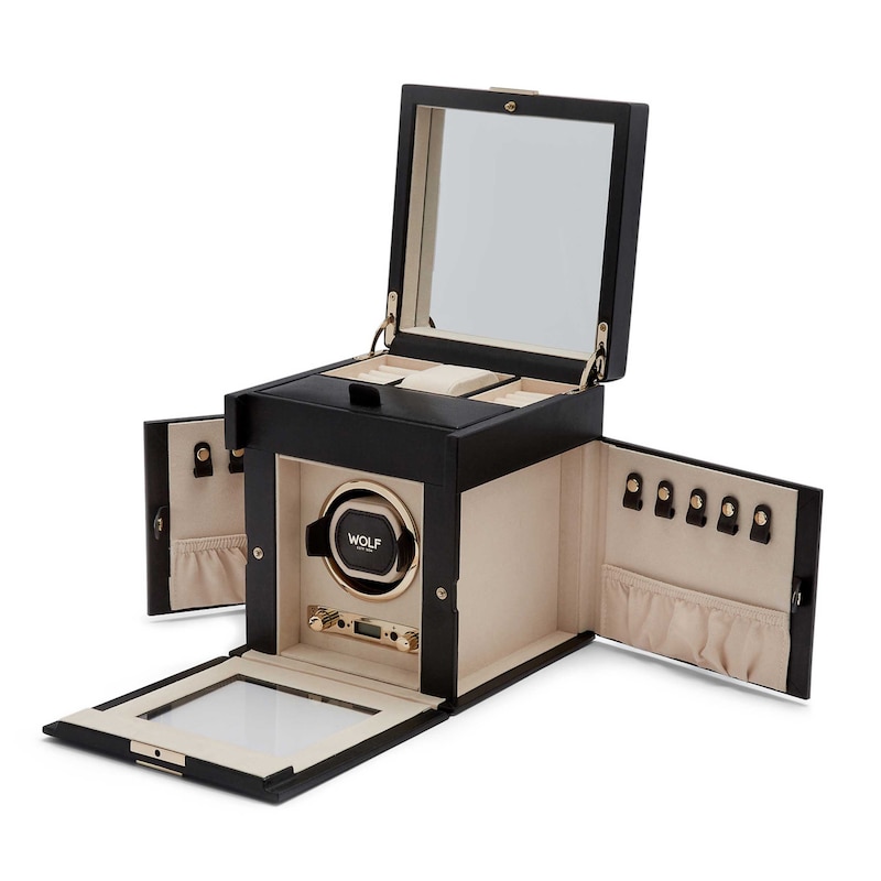 Main Image 2 of WOLF Palermo Single Watch Winder with Storage