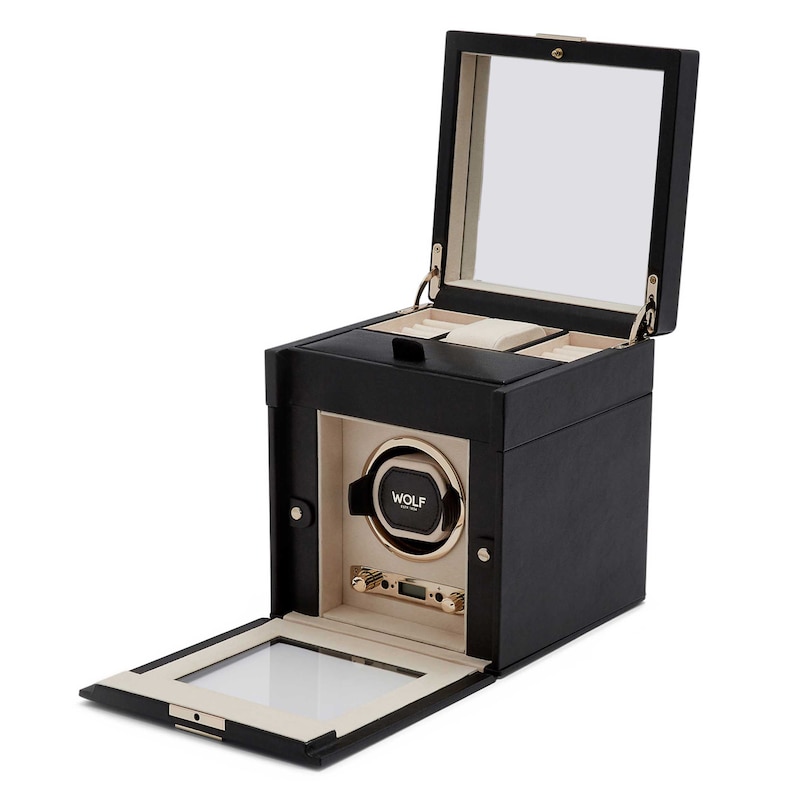 Main Image 3 of WOLF Palermo Single Watch Winder with Storage