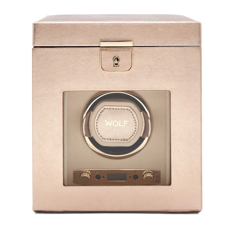 WOLF Palermo Single Watch Winder with Storage