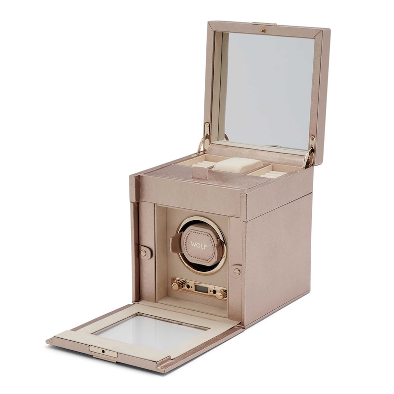 Main Image 3 of WOLF Palermo Single Watch Winder with Storage