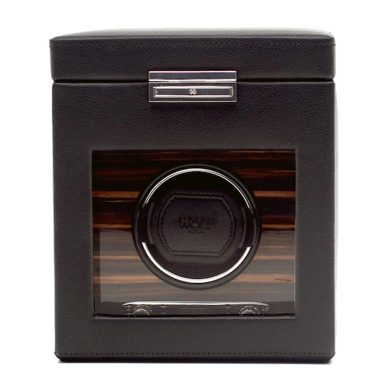 Wolf Roadster Single Watch Winder with Storage