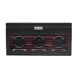WOLF Roadster Triple Watch Winder with Storage
