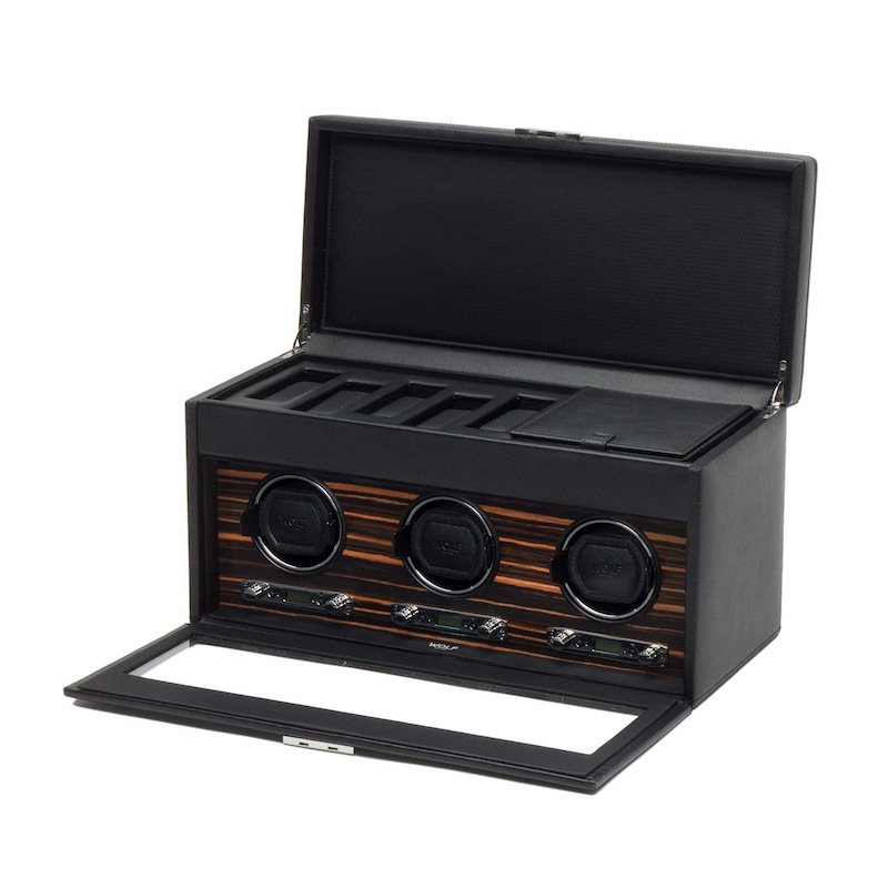 Main Image 3 of WOLF Roadster Triple Watch Winder with Storage
