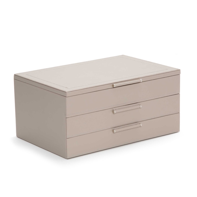 WOLF Sophia Jewelry Box Mink Leather