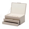 Thumbnail Image 1 of WOLF Sophia Jewelry Box Mink Leather